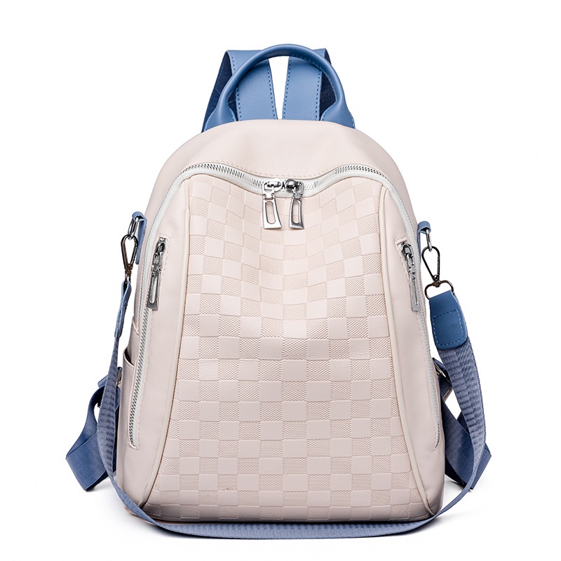 TAS RANSEL WANITA KOREA TA712W1 KULIT KREM CENOTA IMPORT BACKPACK SEKOLAH CEWEK KULIAH KEKINIAN KERJA GENDONG PUNGGUNG BRANDED REMAJA MURAH FASHION PREMIUM