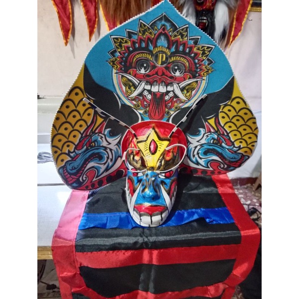 NEW Barongan devill spon kain panjang, barongan murah, barongan anak, caplokan spon