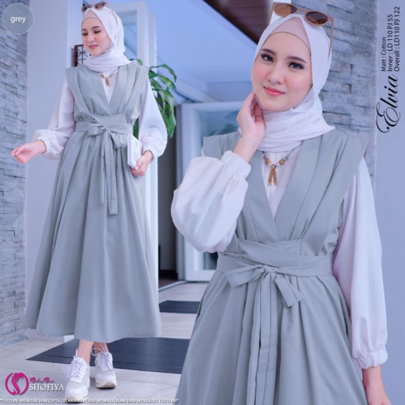 ELVIA, ALMA,AMARA Set (inner d outer)  ory by Shofiya