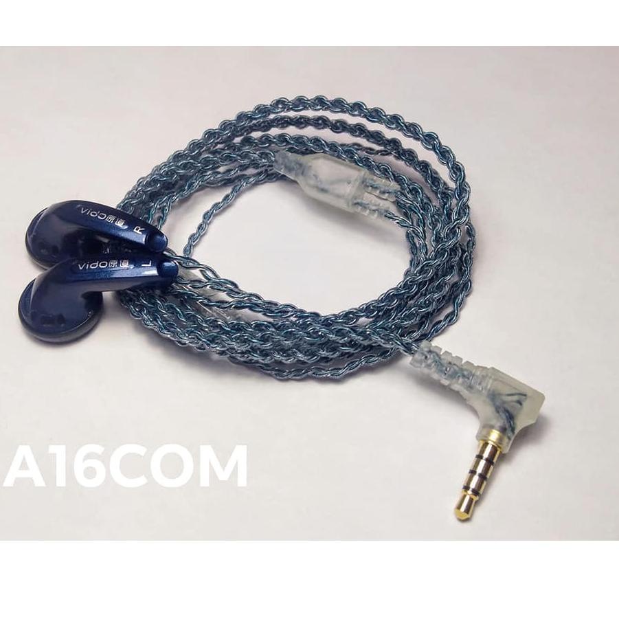 Recomended EARBUD VIDO MIC DIY RECABLE jACK L V5 - CABEL CRYSTAL