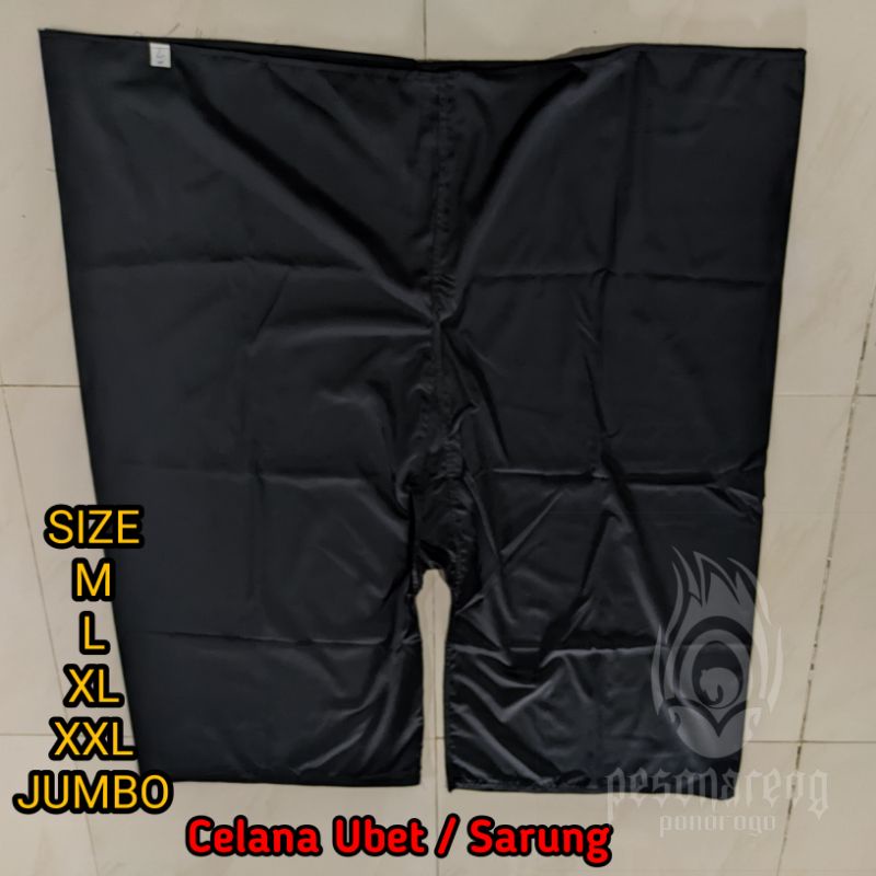 Celana Ubet Sarung Hitam Polos | Celana Bopo Jaranan Warok Ponorogo