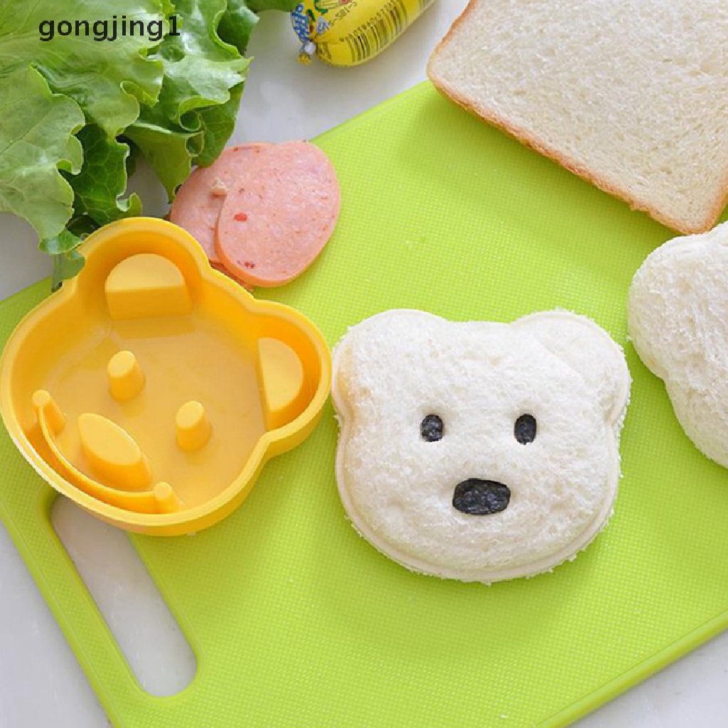 Ggg Cetakan Roti Sandwich Kartun Roti Beruang Cookie Cake Cutter Mold Tools Dapur Cupcake ID