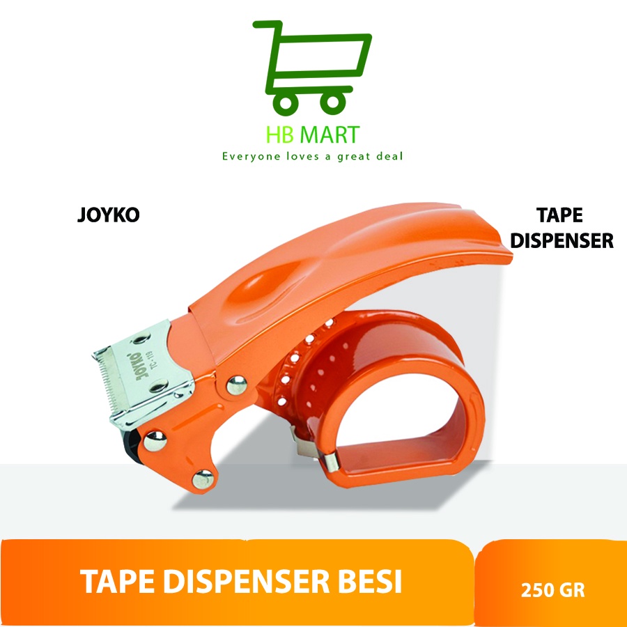 Jual Tape Dispenser Besi Tape Cutter Besi Pemotong Lakban Jumbo Joyko Shopee Indonesia