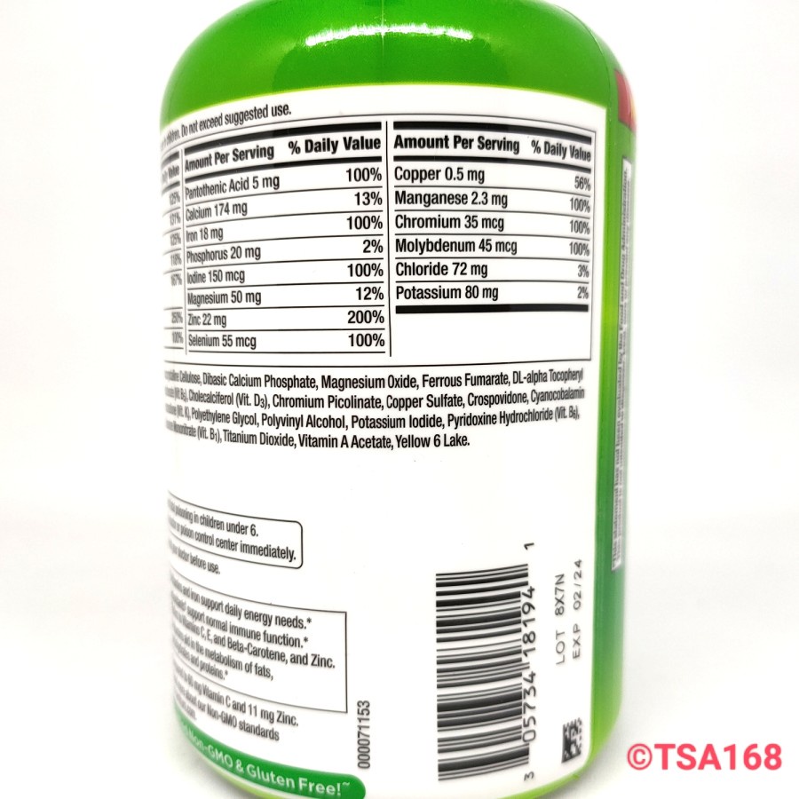 Centrum Adults 425 Tab Multivitamin Multimineral Supplement