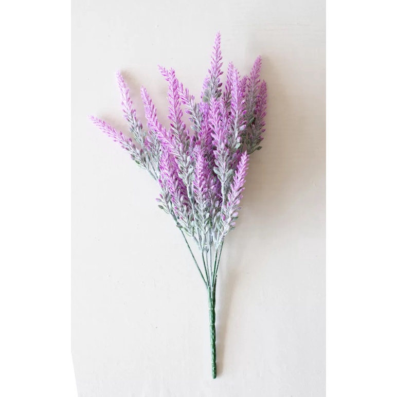 AGG-280 Artificial Flower Lavender 5 Cabang Bunga Palsu Plastik Imitasi Pajangan Hias Dekorasi Kantor Rumah