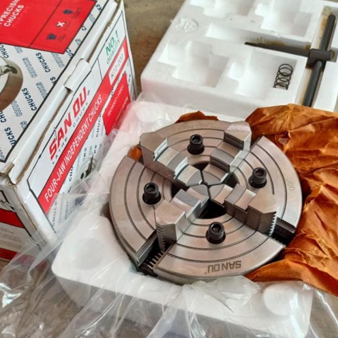 CHUCK BUBUT 6" 4 JAW - CLAW BUBUT 6" 4JAW - KEPALA BUBUT 6" KAKI 4 selalu promo