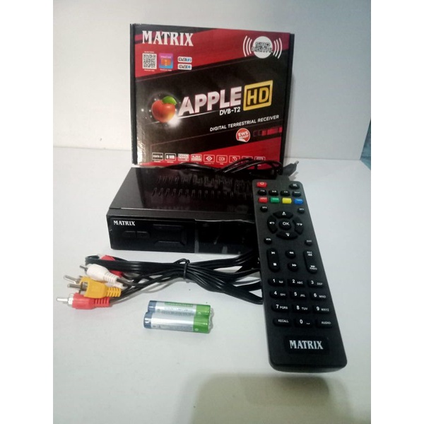 Jual Set Top Box Matrix Apple Merah Stb Matrik Merah Stb Siap Internetan Instan Delivery