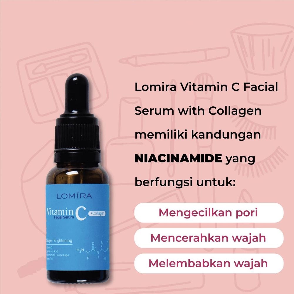 Lomira Face Serum Series 20ml // SERUM WAJAH BPOM