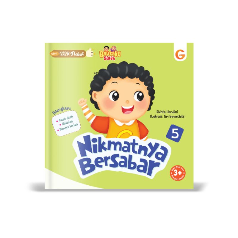 Buku Anak Nikmatnya Bersabar Seri ke 5 dari Akhlak Anak Hebat untuk Usia 3 Th+