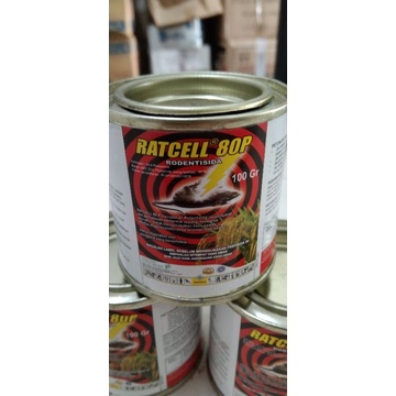 racun tikus ratcell 80p / racun tikus kalengan 100gr