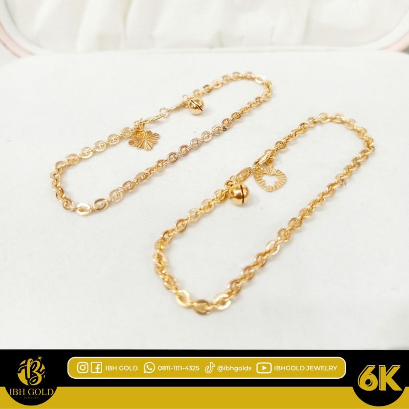 GELANG RANTAI EMAS MUDA FANCY MODEL BARU KADAR 300 6 KARAT