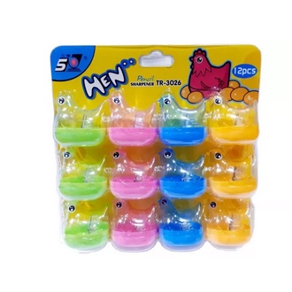 

RAUTAN PENSIL FANCY / RAUTAN PENSIL BENTUK AYAM TR-3026 ISI 12