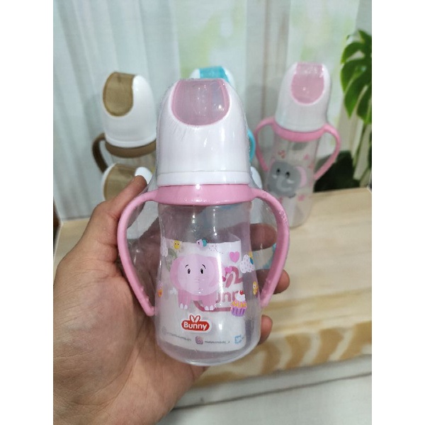 Paket Botol Karakter Dengan Sedotan 250/125 Ml (Botol+Nipple+Gagang+Sedotan) 2413