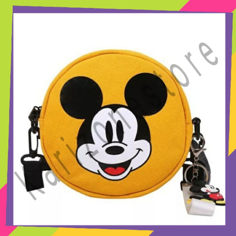 DS1157 MOUSE Tas Wanita Tas Selempang & Bahu Slingbag Mini Tas Selempang Kanvas Mini Sling Bag Kanva