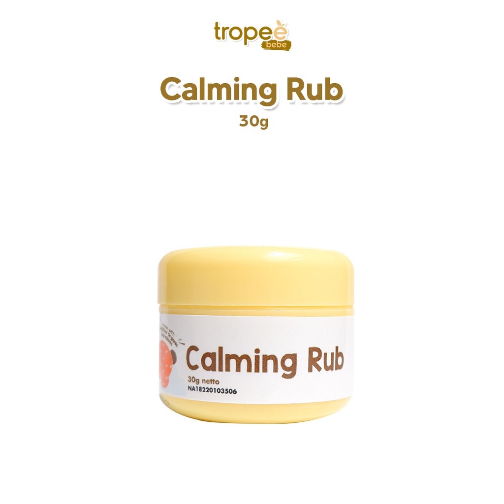 Tropee Bebe Calming Rub  - Balsem Crem Penghangat (Calming Rub) 30g