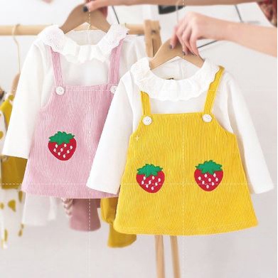 Bayi - 2 TAHUN | Dress Korea Chon Hee - Dres Fashion Korean Overall Baby Kualitas Import Anak Perempuan Gaun