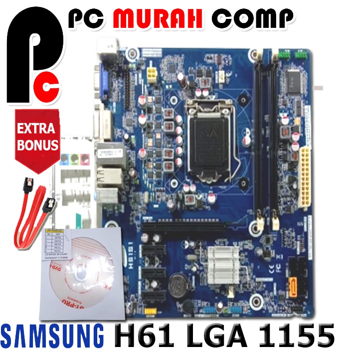 Mainboard Mobo Motherboard Intel OEM LGA 1155 H61 Support sandybridge dan Ivybrigde