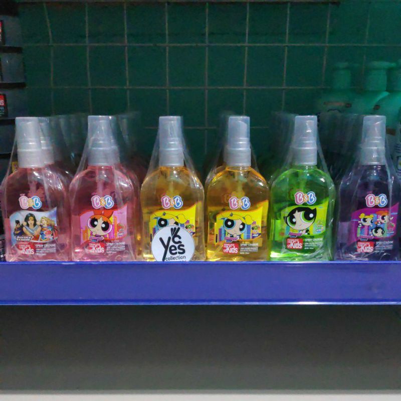 B&amp;B Kids Spray Cologne 125ml Parfum anak Buah Buttercup Blossom Aroma Rasberry Tutti Frutti Fruity