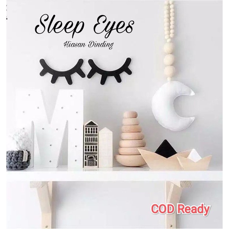 TERMURAH TIMBUL LASER CUTTING Sleep Eyes Sleepy eyes 20cm Alis kayu MDF Walldecor hiasan kamar Dekorasi kamar Pajangan kamar wooden sleep Sleepy Sleeping Eye Eyes Eyelash Eyelashes wall decor dekorasi kamar rumah hiasan