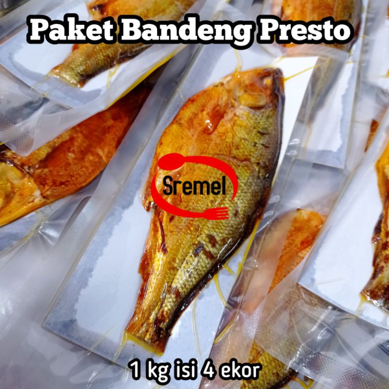 1 Kg Bandeng Presto Vacum Isi 4 Ekor By sremel