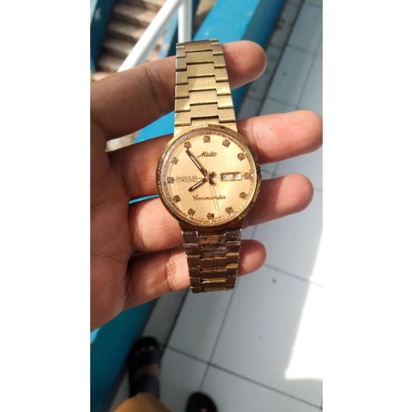 jam tangan Mido commander automatic vintage
