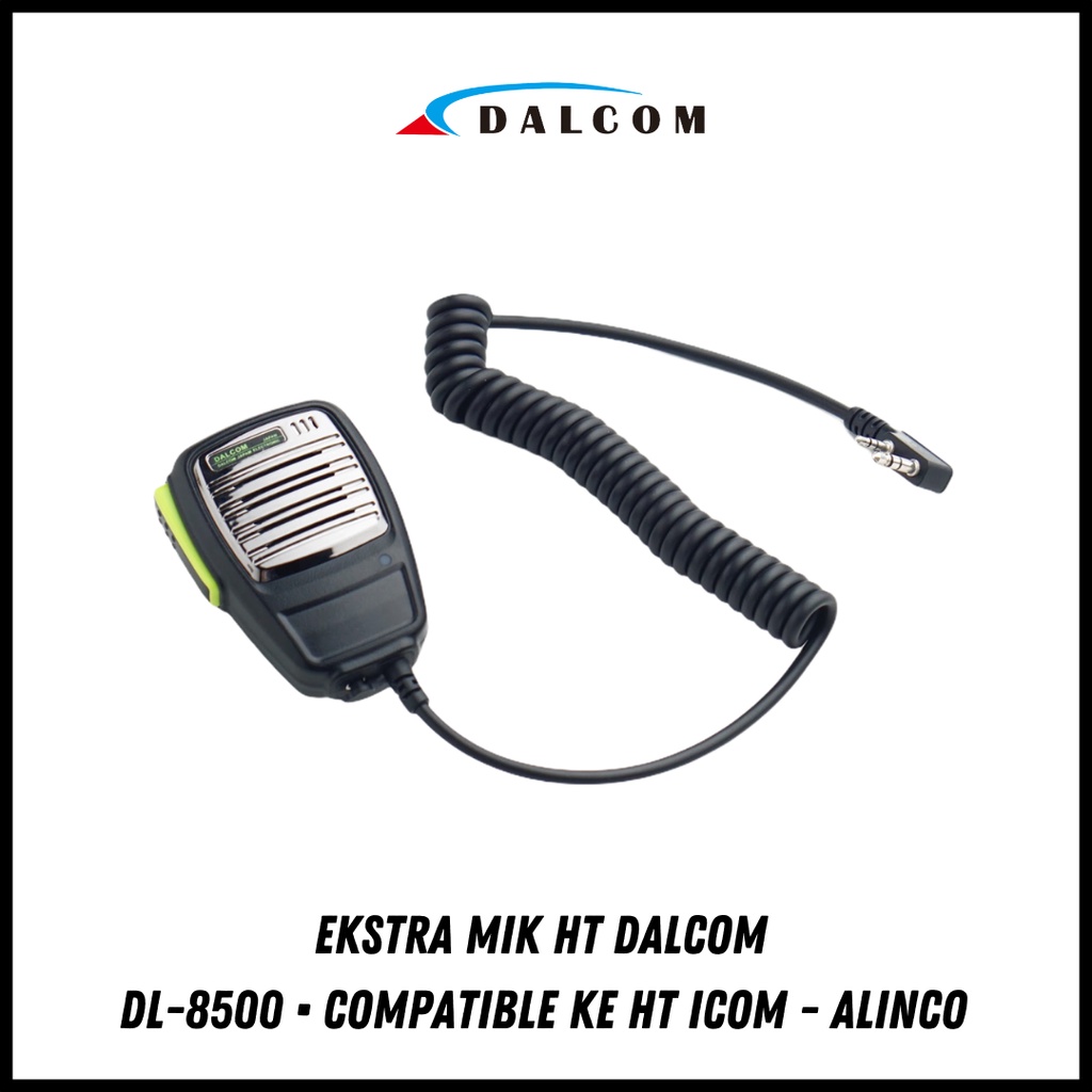 EXTRA EKSTRA MIK MIC DALCOM COCOK UNTUK HT ALINCO HT ICOM