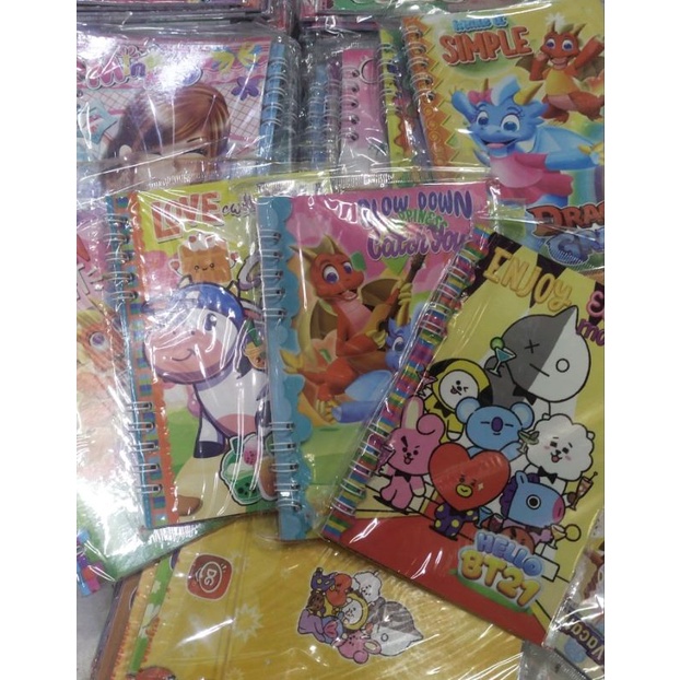 

mainan buku diary buku spiral buku notes. 1.bungkus isi.10.pcs