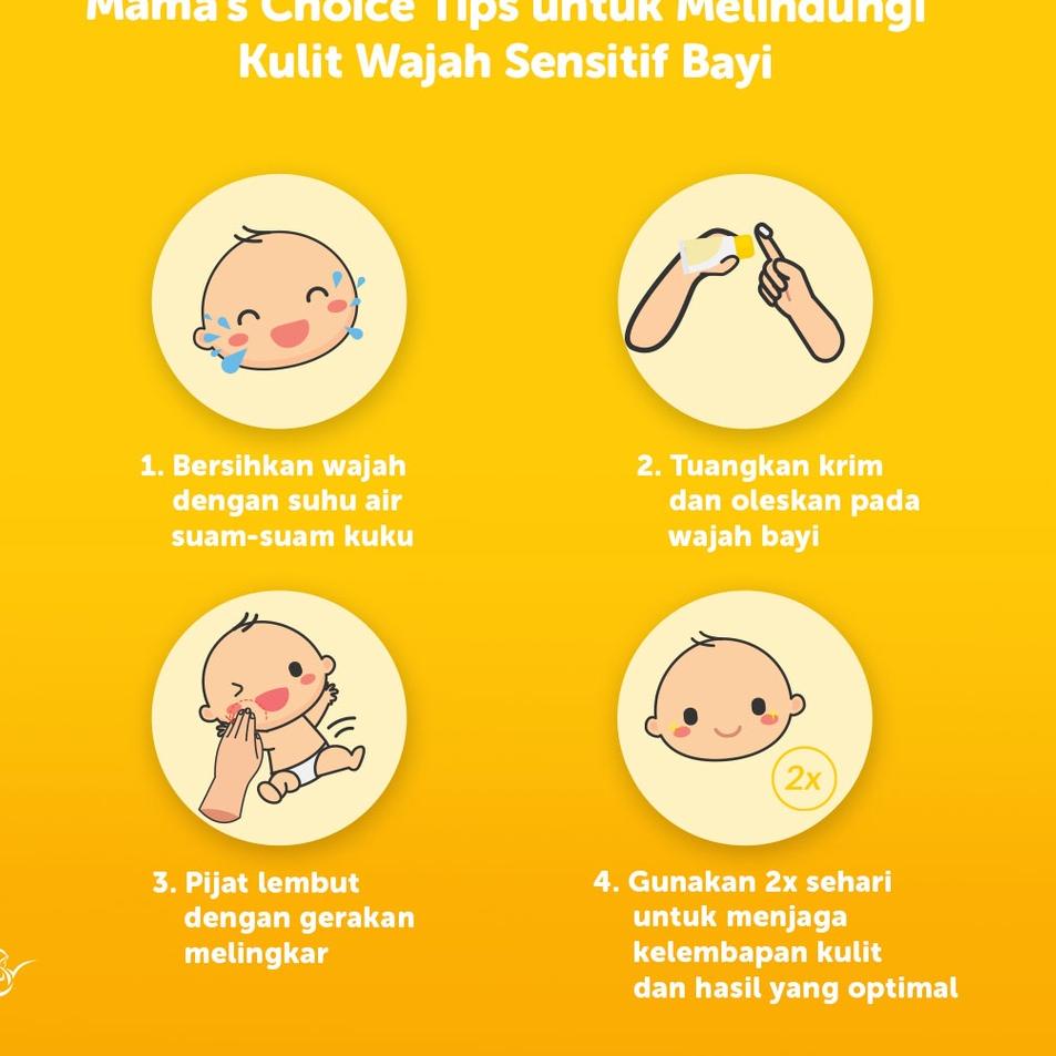 Promo Sekarang Baby Cream | Mama's Choice Baby Daily Nourishing Face Cream - Krim Wajah Bayi