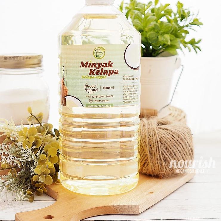 

Quality Control✅Lingkar Organik, Coconut Oil 1L (Minyak Goreng Kelapa)|KD7