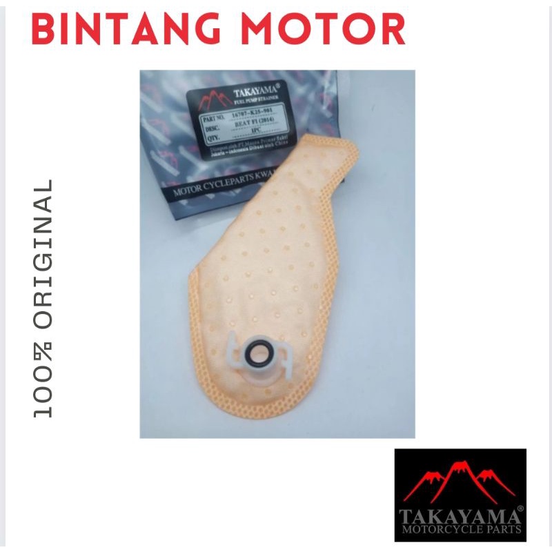 Filter Pompa Bensin Injeksi Beat Fi Scoopy Fi ORI Takayama
