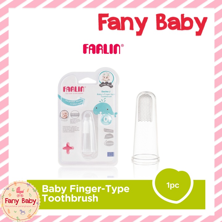 FARLIN BABY'S FINGER-TYPE TOOTHBRUSH