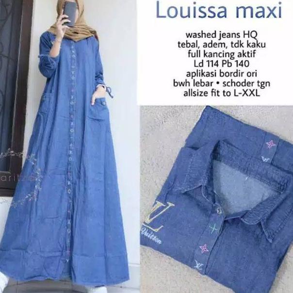 Louissa Maxi Jeans Bordir • SEK.22De22ι