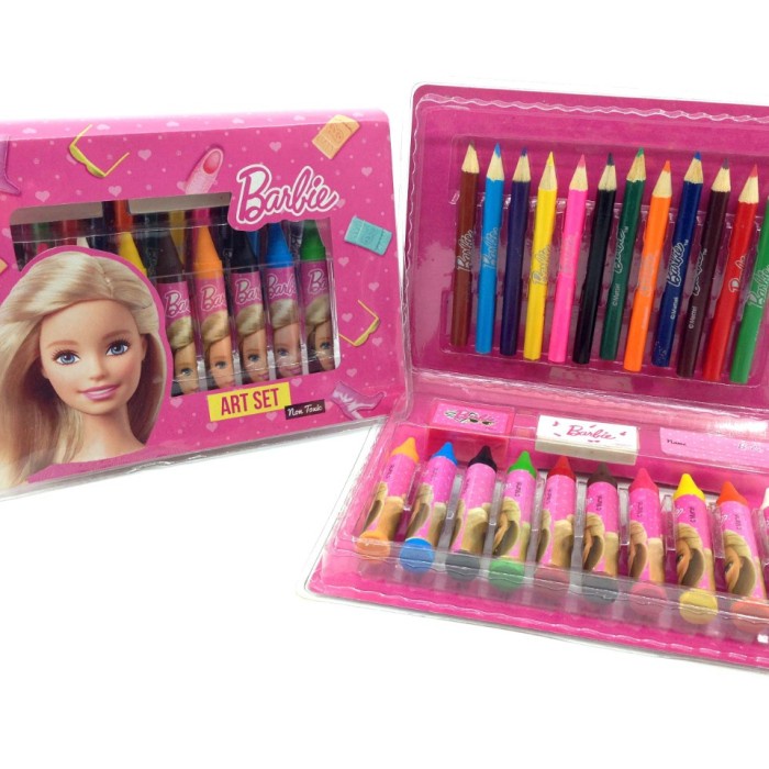 

BARBIE ART SET - DADI / ALAT MEWARNAI / CRAYON