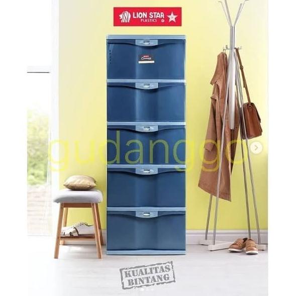 Primera Container L5 PM-15 Lion Star Laci Plastik Large Susun 5 paling dicari