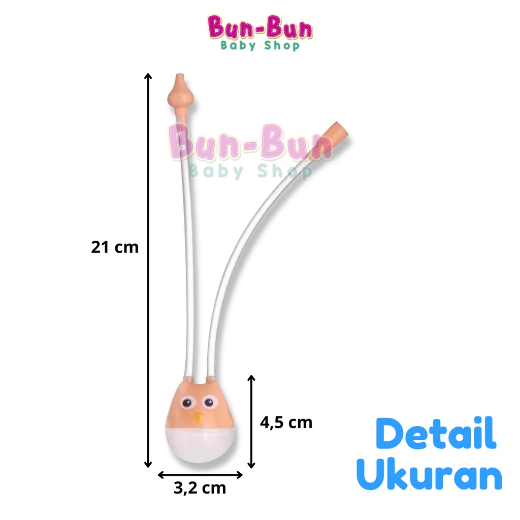 Sedot Ingus Selang Bayi Alat Penyedot Silikon Nose Cleaner Perawatan Baby Nasal Aspirator New Born