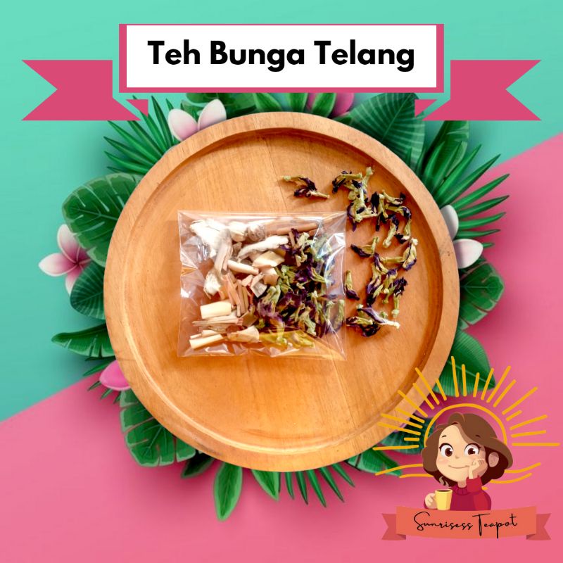 

Wedang Jsr Buterfly Pea Tea Blend - Penurun Panas Alami - Menyehatkan Kulit Rambut Otak - Jsr - Minuman Tradisonal Herbal - By Sunrisess Teapot