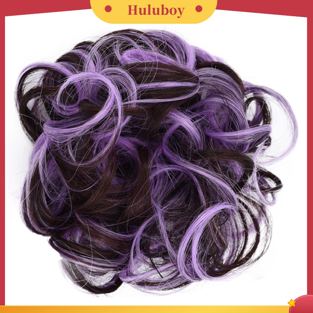 Wig Rambut Ponytail Elastis Model Keriting Untuk Wanita