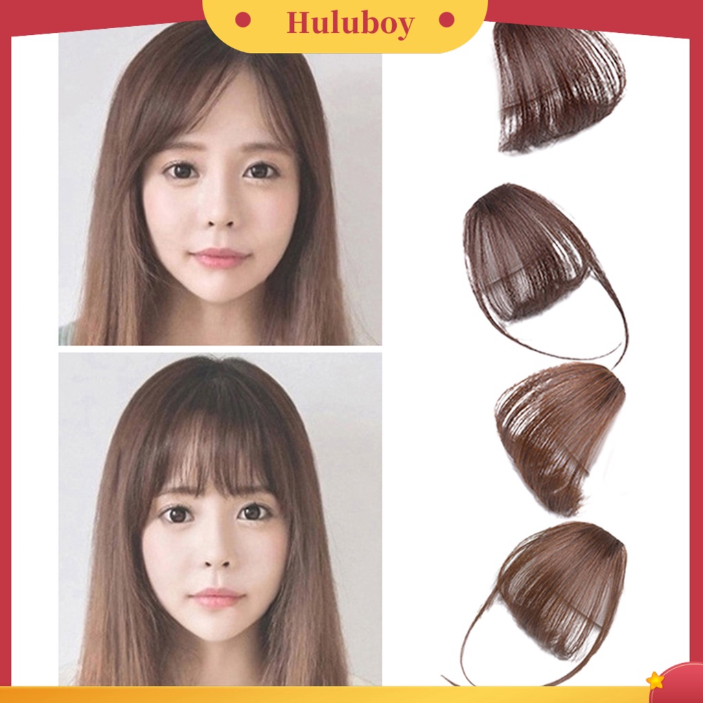Wig Poni Rambut Palsu Bahan Serat Imitasi Warna Cerah Untuk Wanita