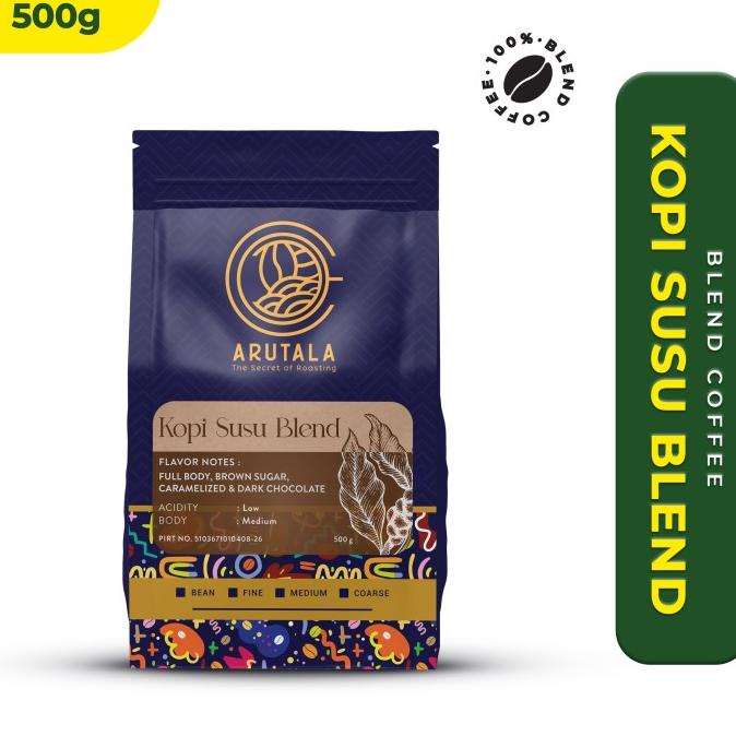 

[BISA COD] ARUTALA Kopi Susu Blend - For Kekinian Coffee - 500 Gram