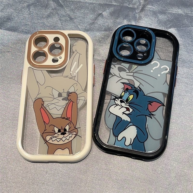 Case Motif Kucing Dan Tikus Untuk IPhone 12 13 14 11 Pro Max Yyty
