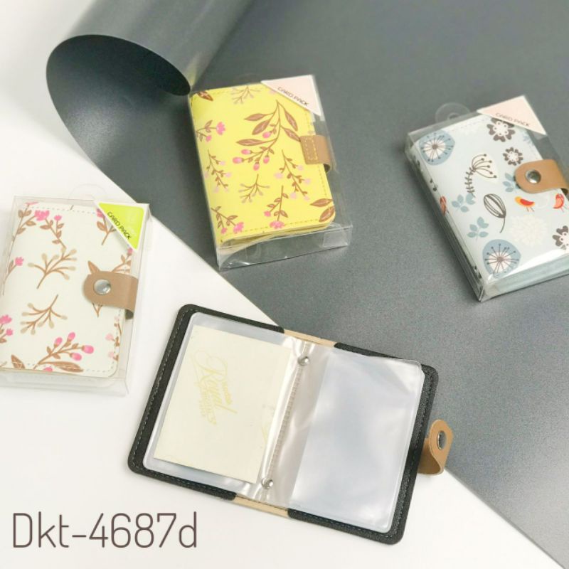 FLOWER CARDBAG / DOMPET KARTU BUNGA / DOMPET KARTU KARAKTER / DOMPET KTP ATM SIM / DOMPET IMPORT / D