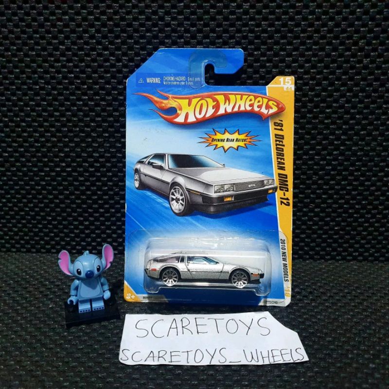 Hot Wheels hotwheels 81 DeLorean dmc 12 silver back to the future bttf first edition