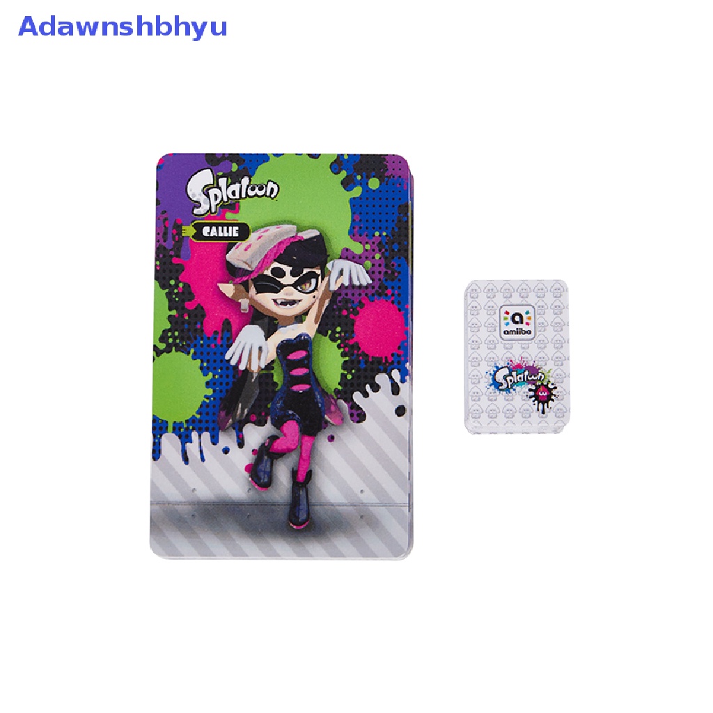 Adhyu 17Pcs Splatoon Data Collection Ntag215 Tag NFC MiNi Atau Game Besar ID Kartu amiibo