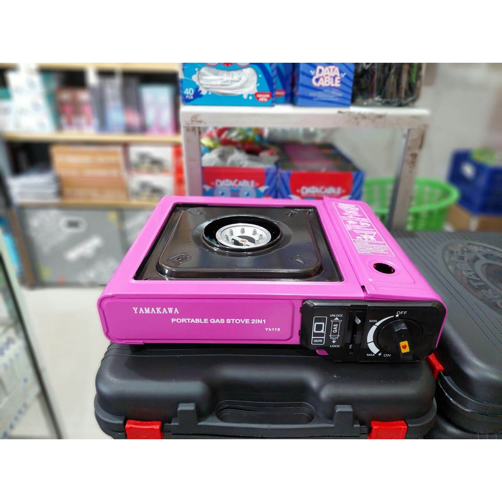 PAKET COMBO Kompor Portable Plus koper Dan Bbq Grill Yakiniku Panggangan Serbaguna