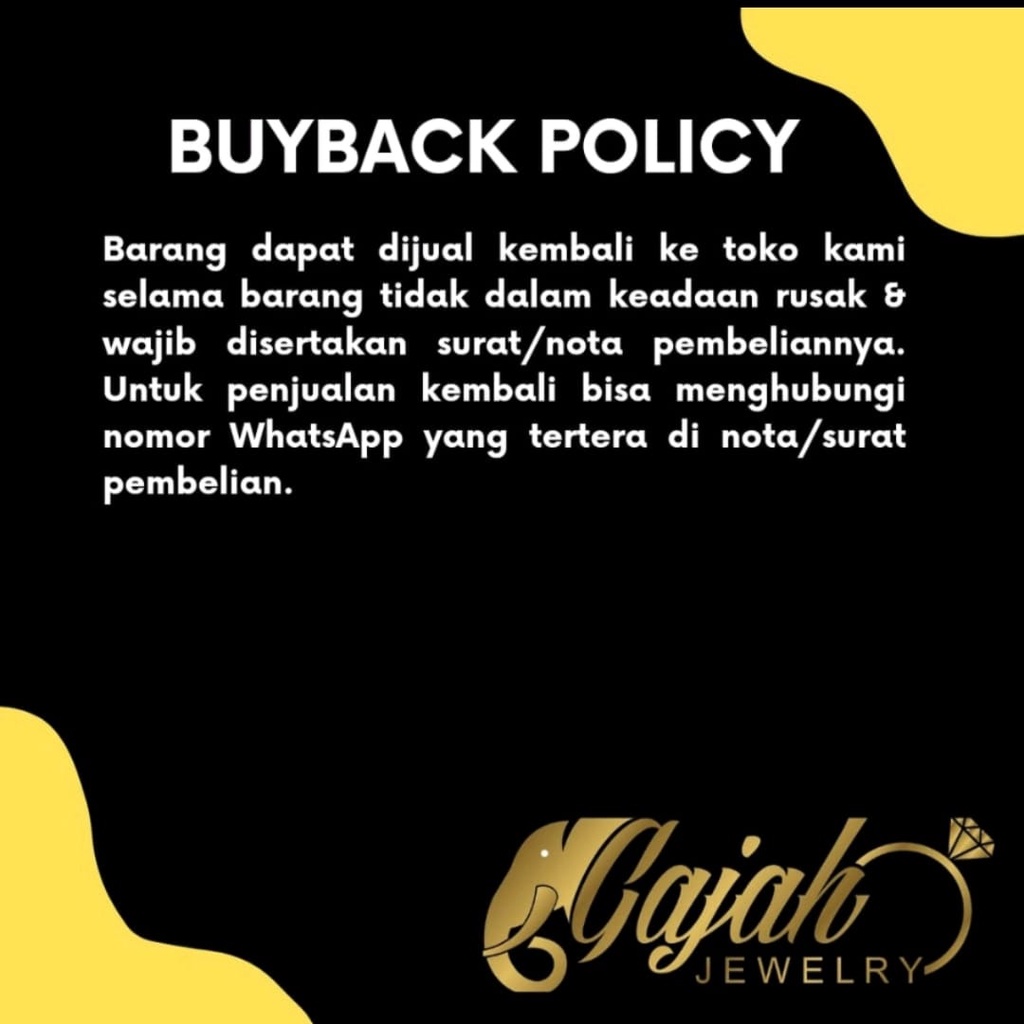 Anting Emas 17K - 1.3 gr Kadar 750 - 864