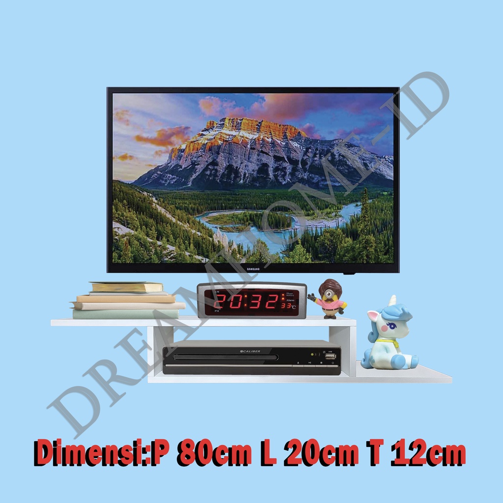 rak ambalan dinding minimalis AD09 / ambalan tv gantung / rak minimalis / rak tv gantung / hiasan de