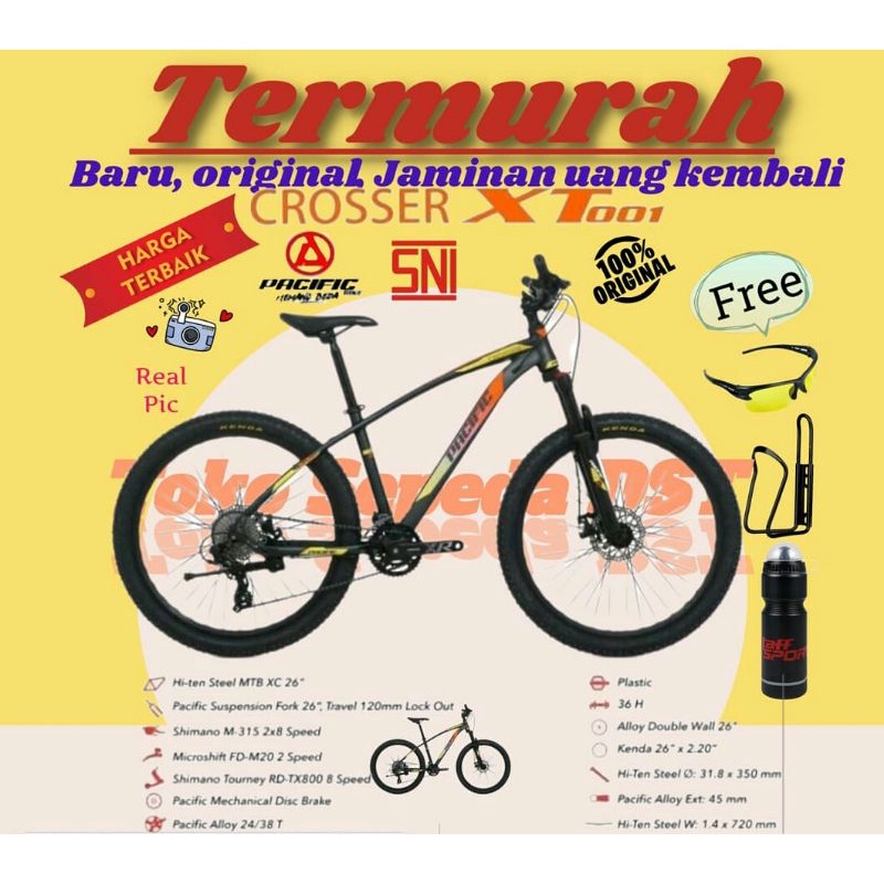 TokosepedaDST2.Sepeda gunung/sepeda mtb/sepeda dewasa laki-laki/pacific 26/Atlantis 26/Trendy 26