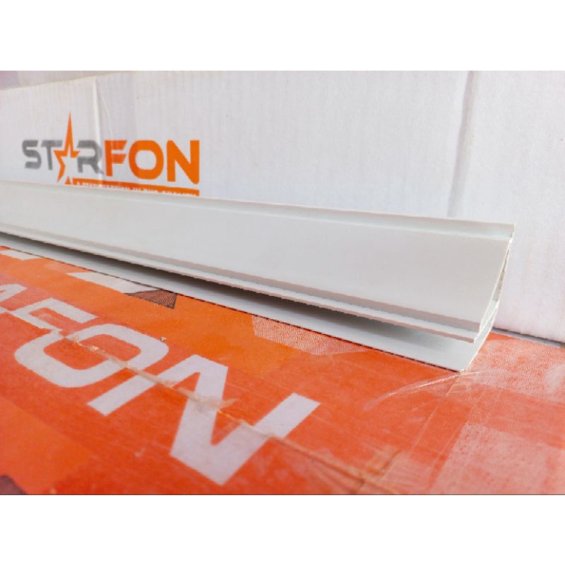 Lis Dinding PVC Putih White