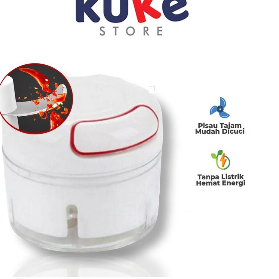 KODE-YS16 KUKE Mini Food Chopper / Blender Tangan Mini / Speedy Chopper Mini / Blender Tarik Mini RU