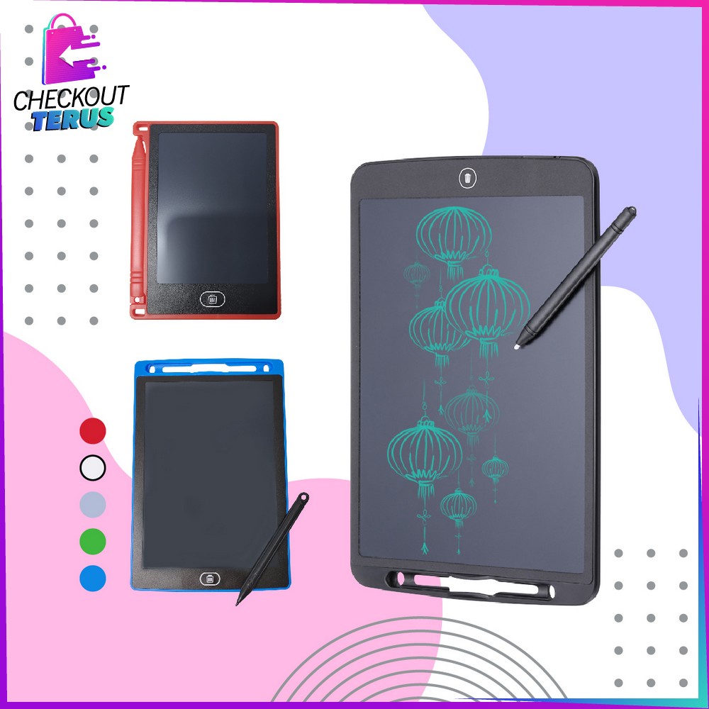 CT M298 LCD Writing Tablet 8.5inch Mainan Papan Tulis Hapus Board Tab Mainan Edukasi Anak Alat tulis Papan Pen Gambar Lukisan
